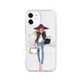 thumbnail image 1 of Funda Transparente Hueco Tallada Compatible Para Motorola Moto Edge 30 Fusion E13 Neo E22 E22I Ultra Suave 128YZKT Chica De Compras De Moda, 1 of 4
