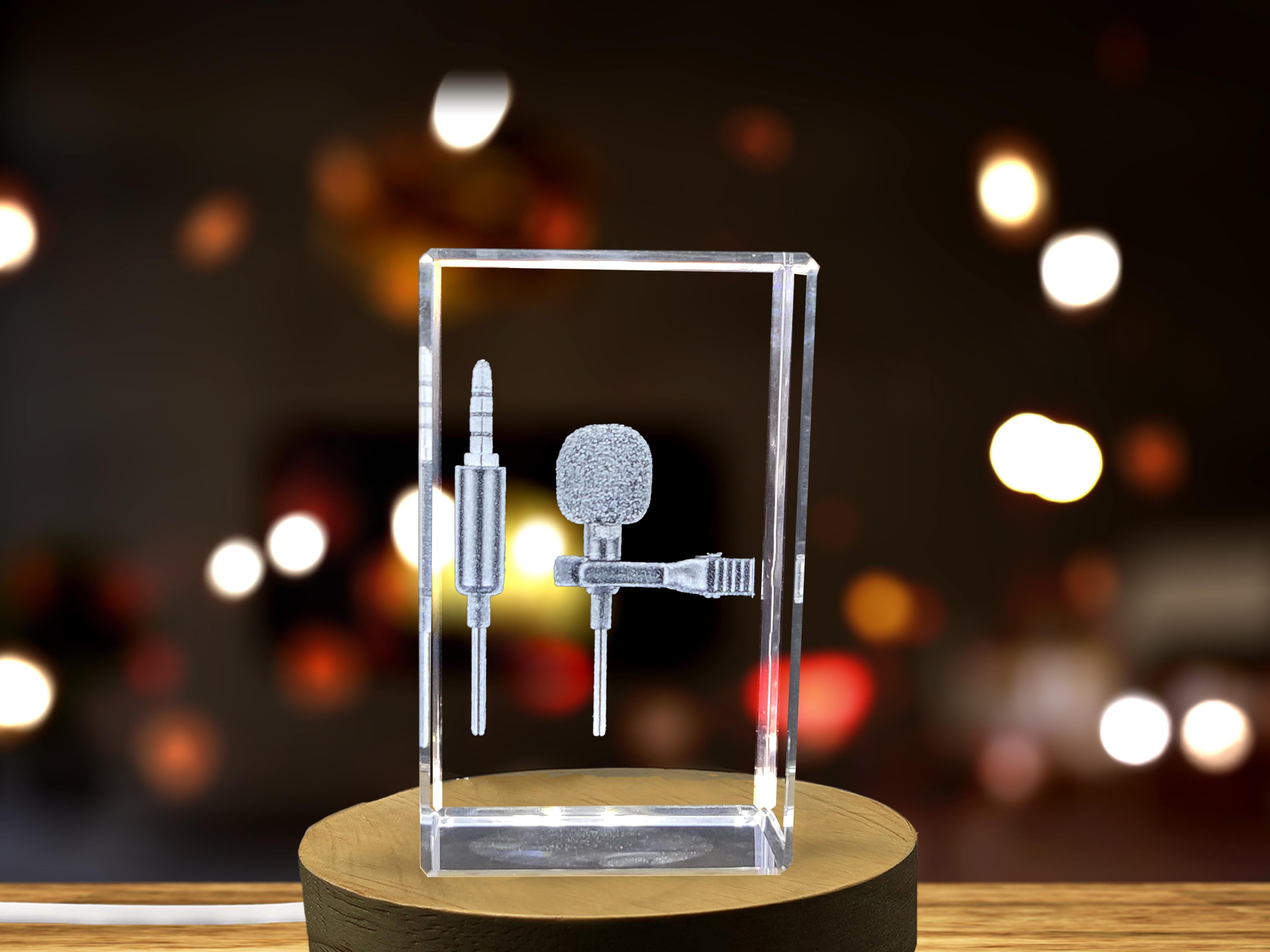 A Faceted Crystal Lavalier Microphone - A Tribute to Location Recording