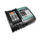 thumbnail image 2 of Replacement 14.4V-18V 5.0Ah Akku Charger for Makita Grass Trimmer DUR181Z Hedge Trimmer EU Plug DC18RC 3A (with USB), 2 of 3