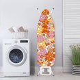 thumbnail image 3 of HELLHERO Soft Ironing Board Cover, Retro Daisy Ironing Board Cover, Non Stick Scorch and Stain Resistant Standard Size 15x54 Inch with Elastic Edges, 3 of 5