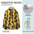 thumbnail image 5 of Sunflower Backpack for School,Cute School Bag,Schoolbag with Adjustable Shoulder Straps & Padded Back,15.3"x11"x7.1".﻿, 5 of 6