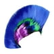 thumbnail image 3 of Peluca mohicana estilo punk rock para mujer y hombre, ideal para bailes de máscaras. Azul, 3 of 9