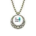 thumbnail image 1 of Pendentif Jogging Équilibré Chaîne Lune Bijou, 1 of 3