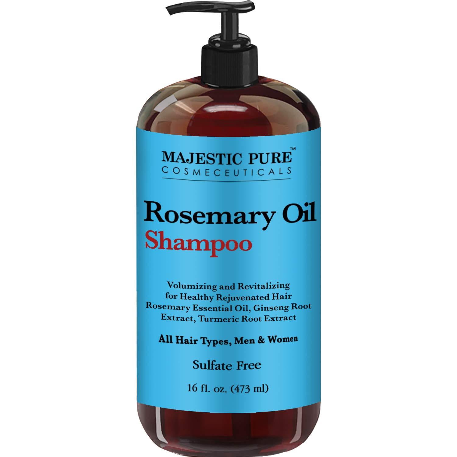skridtlængde skilsmisse justering Majestic Pure Rosemary Shampoo, Sulfate Free with Pure Rosemary Essential  Oil, Growth Promoting Anti Hair Loss for Men &amp; Women - 16 fl oz -  Walmart.com