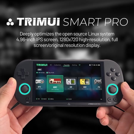 Trimui Smart Pro Open-Source Handheld Game Console IPS HD PSP PSP Smooth