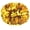 Gold, variant on 14 Inch Large Cheerleading Pom Poms, Metallic Shiny Double Head Cheer Pom Poms with Comfort Grip Handle for Sports Party Festival(2 pcs)