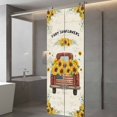thumbnail image 3 of Sunflower Truck Window Privacy Film, Summer Botanical Elegant Pastoral Floral Static Cling UV Sun Blocking Tint Film Heat Control Windows Films for Bedroom Bathroom, Window Stickers 29.5"x78.7", 3 of 7