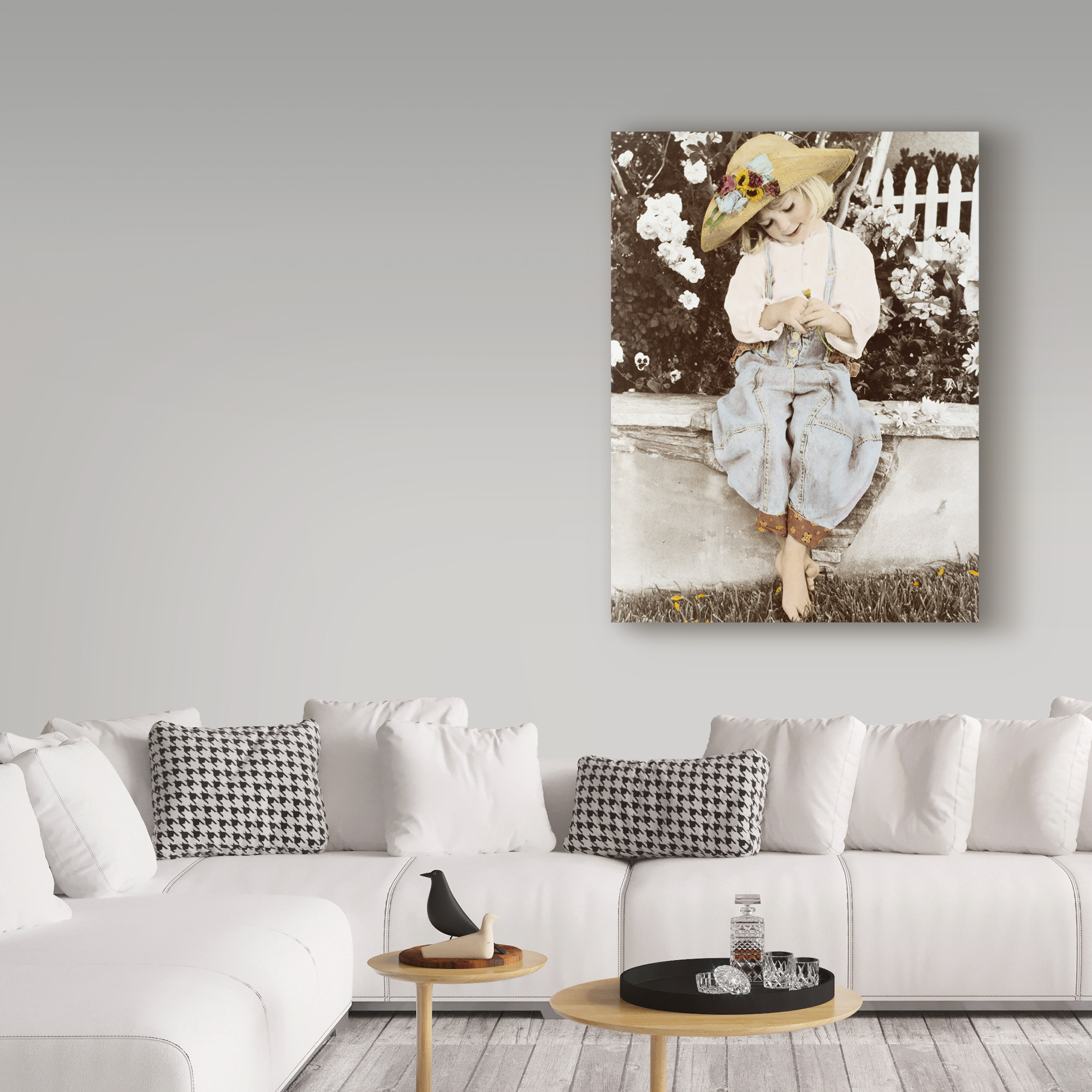 Trademark Fine Art 'Child Portrait' Canvas Art by Sharon Forbes
