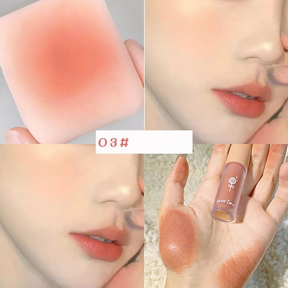 Xihbxyly Holiday Deals Liquid Monochrome Blush Nude Makeup Matte Blush Natural Blush2ml Deals
