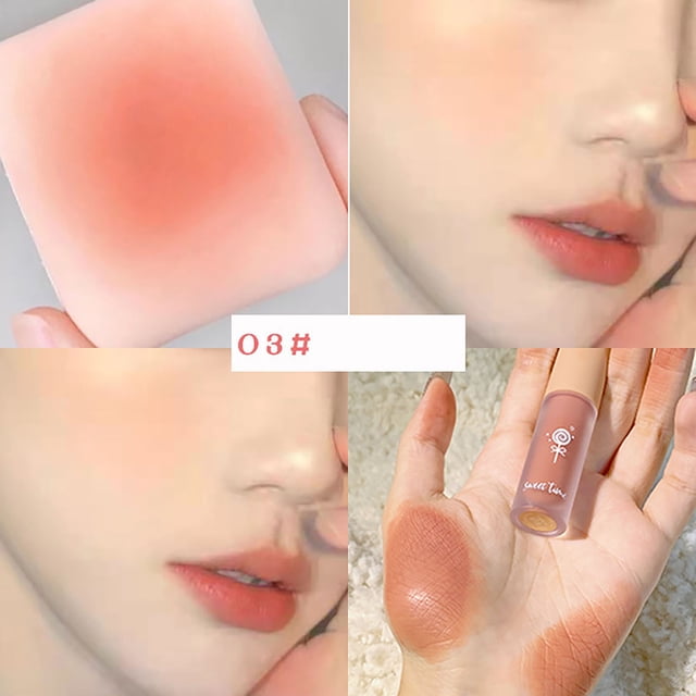 DPTALR Liquid Monochrome Blush Nude Makeup Matte Blush Natural Blush2ml