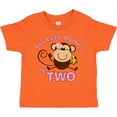 thumbnail image 3 of Inktastic Little Monkey Girl 2nd Birthday Girls Toddler T-Shirt, 3 of 5