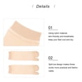 thumbnail image 5 of unbranded 10Pares De Calcetines Beige De Nylon Transpirable Para Adultos Con Tabi, 5 of 5