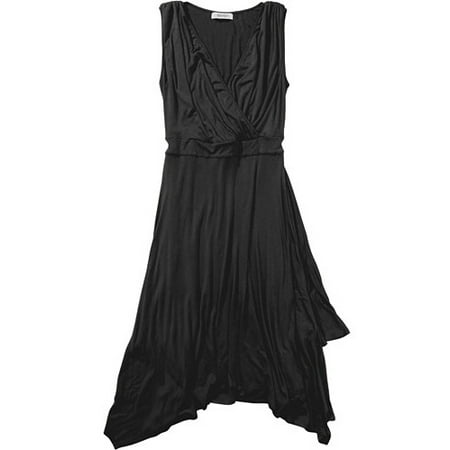 Women's Jersey Dress with Handkerchief Hem