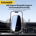 thumbnail image 4 of Cargador inalámbrico Qi La Vida Bella de 15W para coche soporte de teléfono para iPhone 14 13 12 X Pro Max, 4 of 4