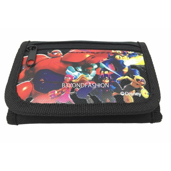 Big Hero Tri-fold Canvas Wallet