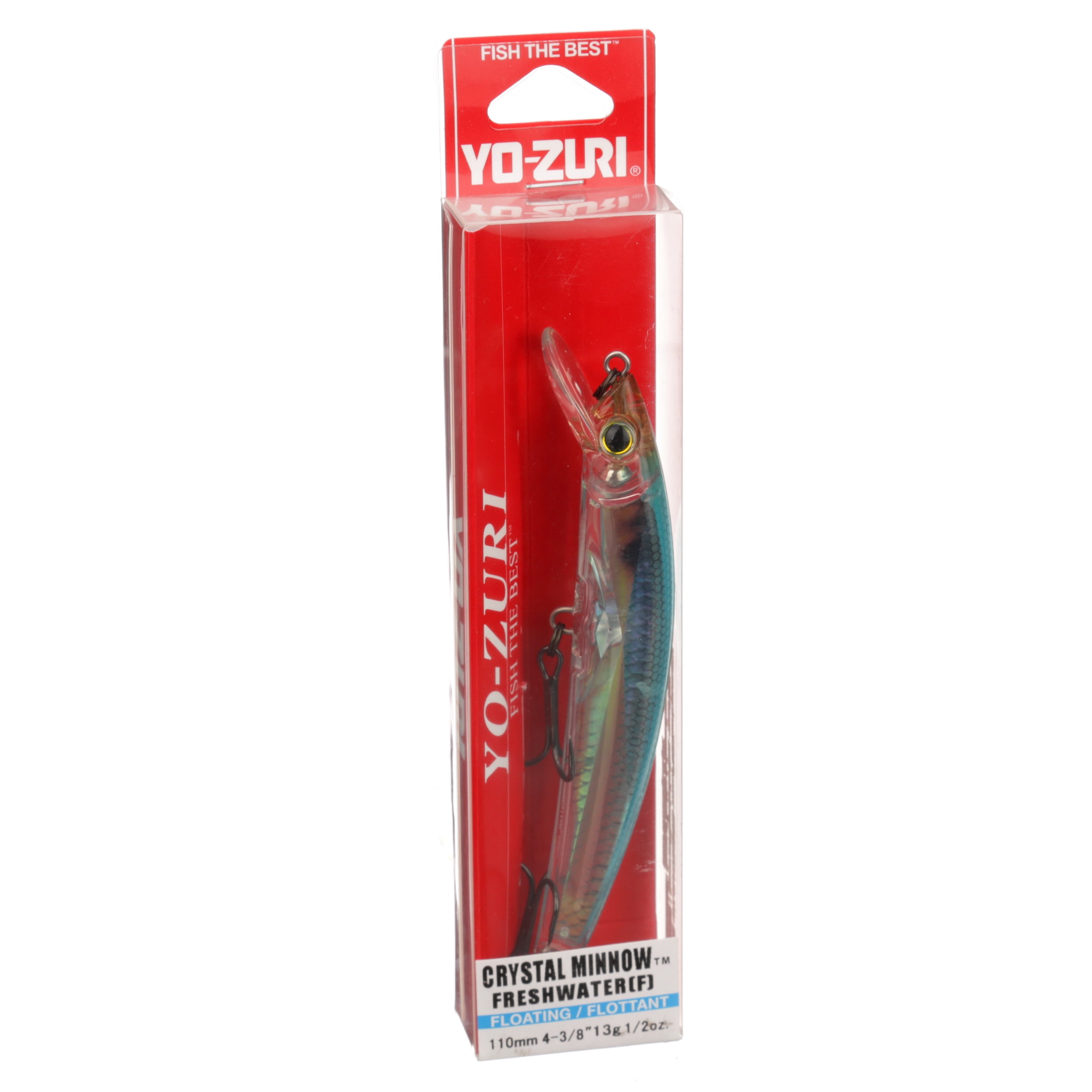 YoZuri Crystal Minnow Freshwater (F) 110mm 4-3/8 - R1325 - FISH307.com