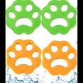 thumbnail image 1 of 4 Pack Reusable Washing Machine Hair Removal Agent Pet Hair Removal Pet Fur Trapping Agent Pet Hair Catcher Sticks to Your Clothes, 1 of 5