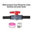 thumbnail image 6 of Multipurpose Round Valves With Barbed Hose Connectors 25mm Nozzles and 1Inch Internal Thread Accessory for Plumbing, 6 of 8