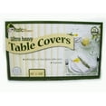 thumbnail image 2 of Disposable Clear Plastic Table Cover Heavy Duty Party Supplies Tablecloth Sealed (66x120 - 14ct), 2 of 2