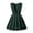 Green, variant on Back to School Girls V Neck Suspender Pleated Dress Kids Solid Uniform Skirt For School Daily Outfit 3-4Years