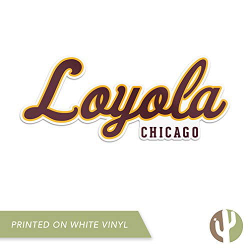 Loyola University Chicago LUC Ramblers NCAA Vinyl Decal Laptop Water Bottle Car Scrapbook Sticker - 00065A