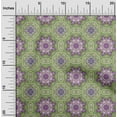 thumbnail image 2 of oneOone Silk Tabby Olive Green Fabric Asian Mosaic Diy Clothing Quilting Fabric Print Fabric By Yard 42 Inch Wide, 2 of 4