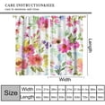 thumbnail image 2 of Watercolor Floral Blackout Curtains,Vintage Spring Colorful Botanical Nature Flower Bedroom Curtains Living Room Study,Modern Floral Design Window Treatment 21x54in,2 Panel Set, 2 of 6