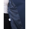 thumbnail image 5 of DARING DIVA Women's Elegant Double Tie Wrap Blazer XS Navy Blue, 5 of 7