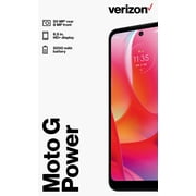 Verizon Motorola G Power, 64GB, Green - Prepaid Smartphone