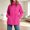 Hot Pink, variant on Drovellove Women's Hooded Trench Coat Slim Fit Windbreaker Jacket - Lightweight Waterproof Outerwear with Flattering Cut, Versatile Casual Style for Daily Errands, Outdoor Walks