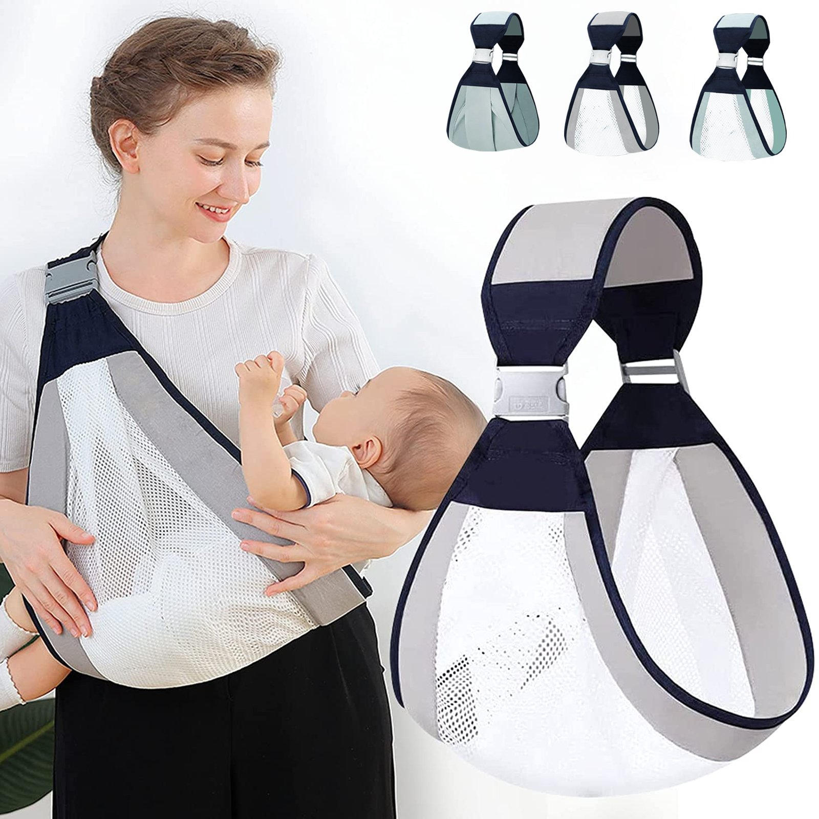Baby Sling carrier, Adjustable Baby Wearing Sling Carrier, Ergonomic