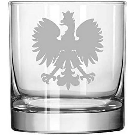 

11 oz Rocks Whiskey Highball Glass Poland Polish Eagle