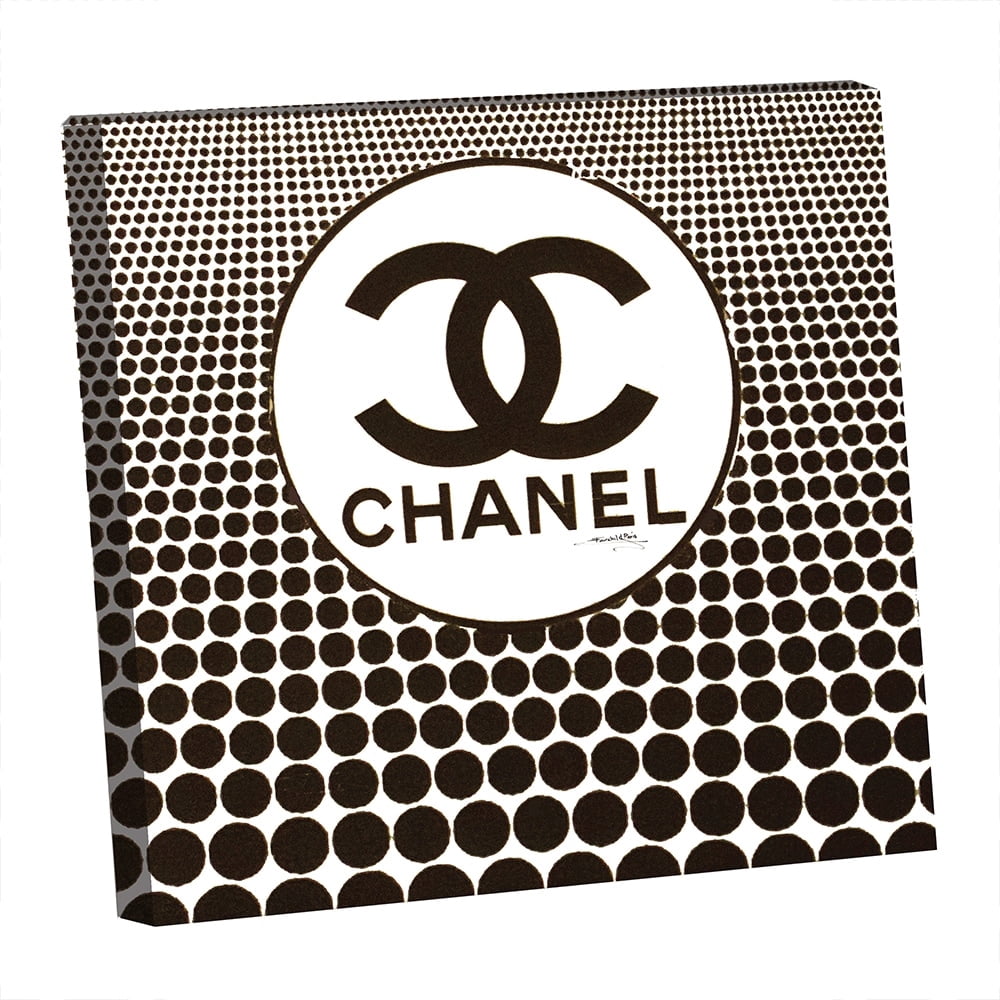 Groovy Fashion Dots Canvas Design - 14"X14" Artwork - Multi-Color 16 x 20