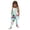 a-Mint Green21, variant on VNKIDY Girls Kids Sleeveless Jumpsuit Floral Print Spaghetti Strap Romper With Harem Pants Loose Fit Lightweight Onesie For Summer Daily Wear Green 6-7 Years