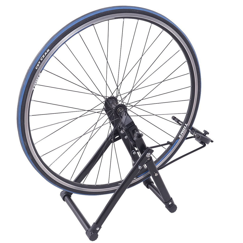 Foldable Bike Wheel Truing Tire Stand Home Mechanic for 16" 29" 700C Wheels 