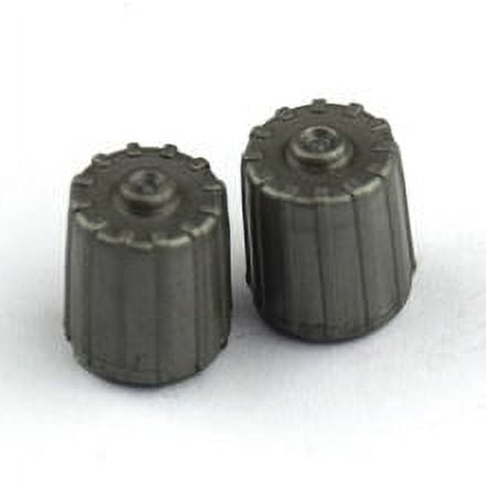 BRIGHTFUFU 10 tapones de plástico para válvulas de neumáticos de coche, bicicleta y motocicleta con anillos de sellado para evitar fugas de aire.
