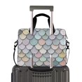 thumbnail image 2 of FORMRS 16" Laptop Bag Carrying Sleeve Case with Handle Travel Shoulder Briefcase, Light Blue Shimmering Pattern, 2 of 8