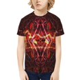 thumbnail image 4 of T-Shirt à Imprimé Graphique 3d pour Garçons et Filles, Col Ras du Cou, Manches Courtes, 4 of 7
