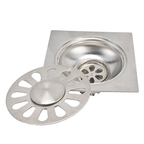 Bathroom Floor Drain, Kitchen Floor Drain Adjustable 3.9in for Basement for Garage for Toilet