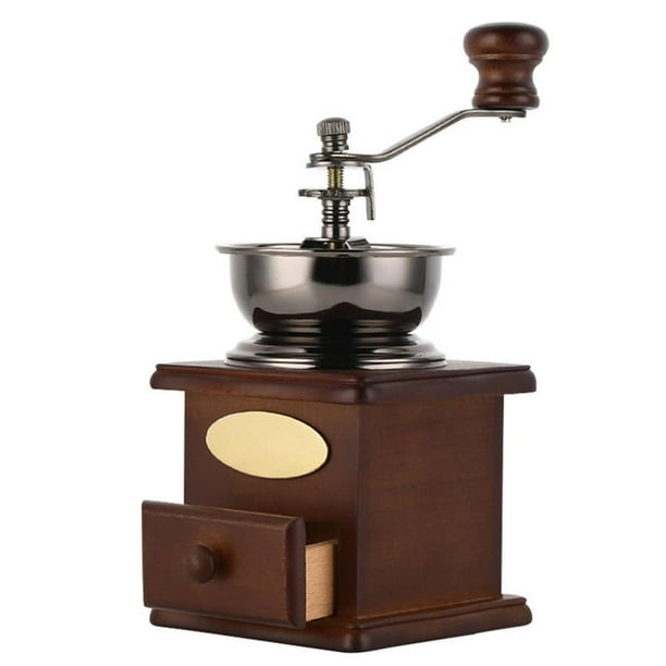 Molinillo De Café Manual, Máquina De Molino De Manivela De Hierro Fundido, Ajustes De Molienda Ajustables De Espesor, Trituradora De Granos, Herramienta De Cocina Vogacara HA037144-00