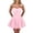 Pink, variant on Stichou Short Homecoming Dress for Teens Ruffle Mini Prom Dresses Satin Cute A Line Puffy Formal Cocktail Dress Pink S