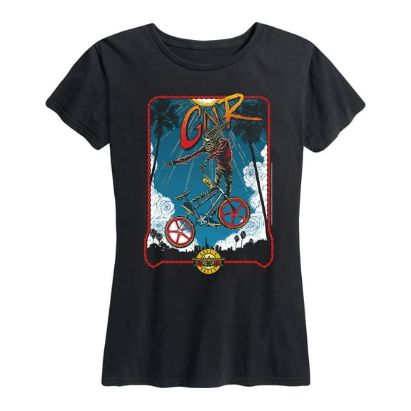 Guns N' Roses - BMX Rider - Women's Short Sleeve Graphic T-Shirt