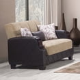 thumbnail image 4 of Ottomanson Luna Sleeper Loveseat, Brown Chenille, 4 of 6