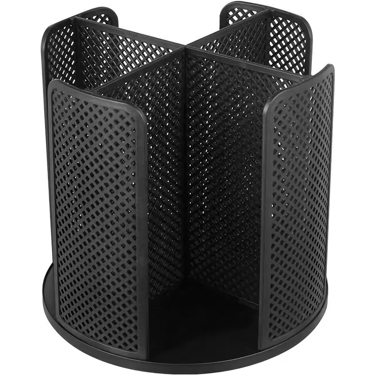 Gpoty Cup Dispenser 360° Rotatable 4 Compartment Cups and Lids Holder