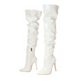 thumbnail image 4 of Dakaela Womens Over The Knee Thigh High Boots Stiletto High Heel Long Tall Boot Pointed Toe Sexy Shoes, 4 of 6