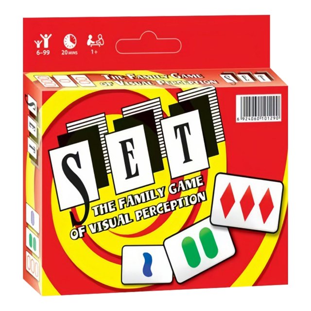 Visual Perception Card Game - Fast-Paced Pattern Matching Game of Shapes, Colors And Shading, Brain Teaser for Family Game Nights And Parties