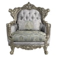 thumbnail image 2 of ACME Miliani Chair W/Pillow, Fabric & Antique Bronze Finish, 2 of 4