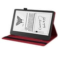 thumbnail image 4 of Dteck Folio Case for Kindle Scribe (2022 Release) 10.2 Inch - PU Leather Wallet Flip Stand Cover with Card Slots,Red, 4 of 8