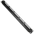 thumbnail image 1 of HUGFEGWE RJ11 Through Coupler,25 Port RJ45 Through Coupler 1U Cat6 Patch Panel STP Shielded 19 Inch with Back Bar, Wallmount or Rackmount, Compatible with Cat5, Cat5e, Cat6 Cabling CJB91-71115, 1 of 9