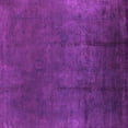 thumbnail image 1 of Ahgly Company Indoor Square Oriental Purple Industrial Area Rugs, 5' Square, 1 of 4